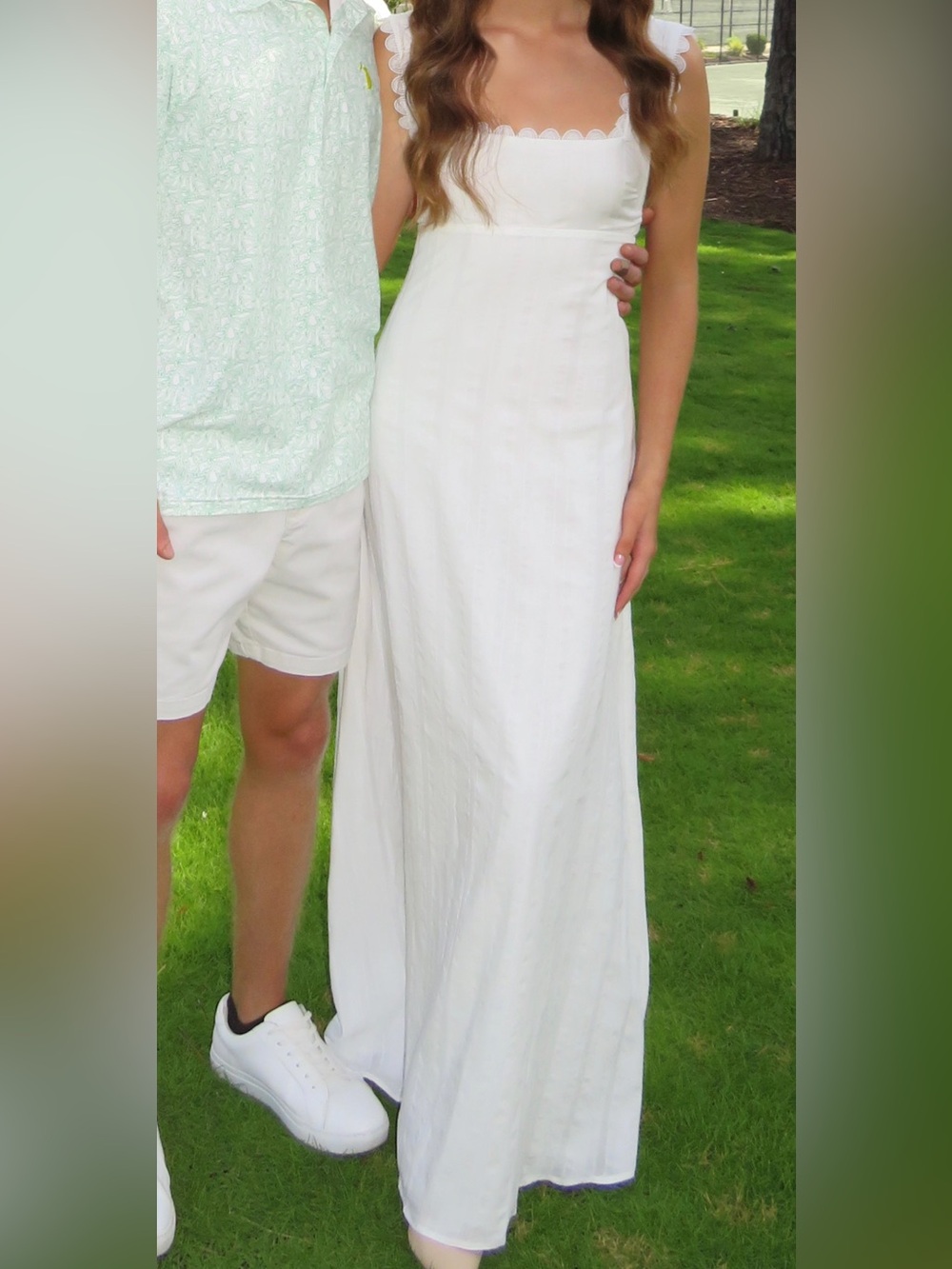 Showpo Roxanne White Midi Dress